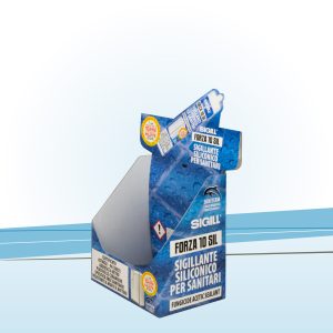Dispenser con crowner sagomato