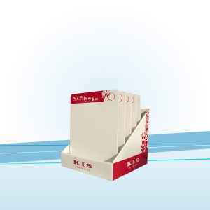 Espositore con fianchi inclinati