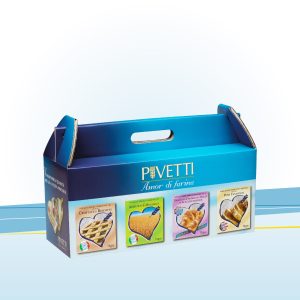 Scatola con maniglia a incastro