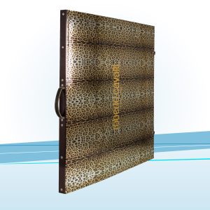 Cartella porta piastrella con maniglia in pelle