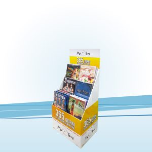 Espositore con scaletta monofacciale