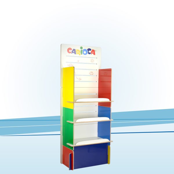 Espositore ad incastro e verniciato - immagine 2