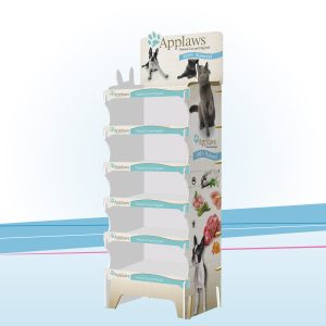 Espositore ad incastro verniciato
