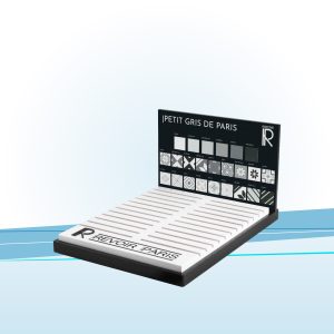 Espositore con griglia verniciata