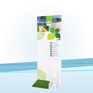 Espositore con scaletta